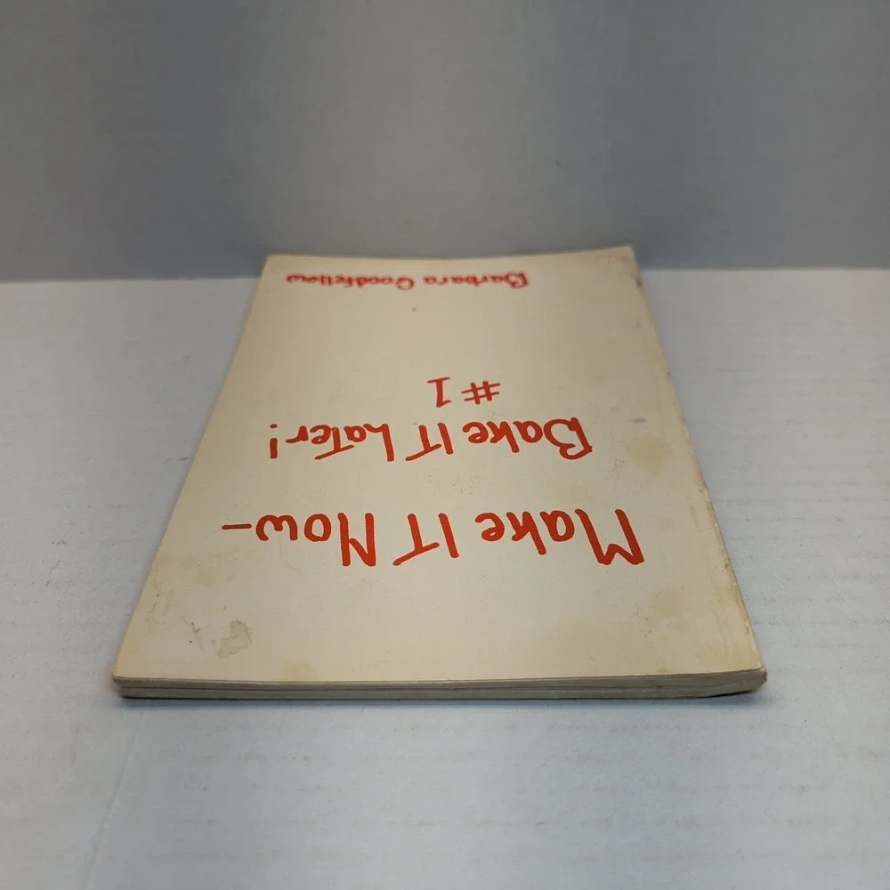 Make It Now-Bake It Later! #1 Barbara Goodfellow 1965 Cookbook Pocket Book